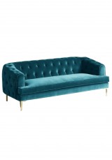 Simon Buttoned 3 Seater Sofa - Floor Model *DUSKY BLUE* Simon Buttoned 3 Seater Sofa - Floor Model *DUSKY BLUE*